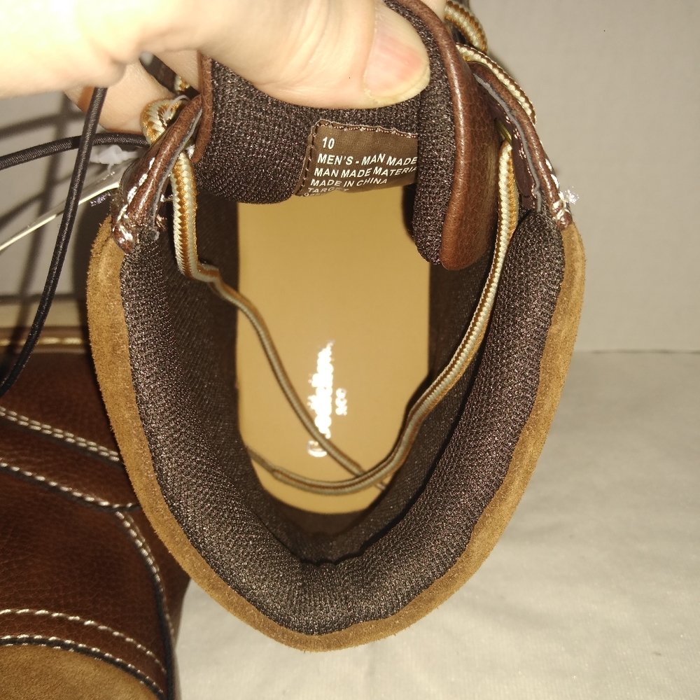 Goodfellow & Co Brown/Jarret Faux Leather Boots - Picture 6 of 6